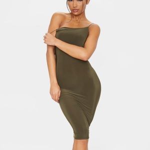 NWT spaghetti strap midi dress
